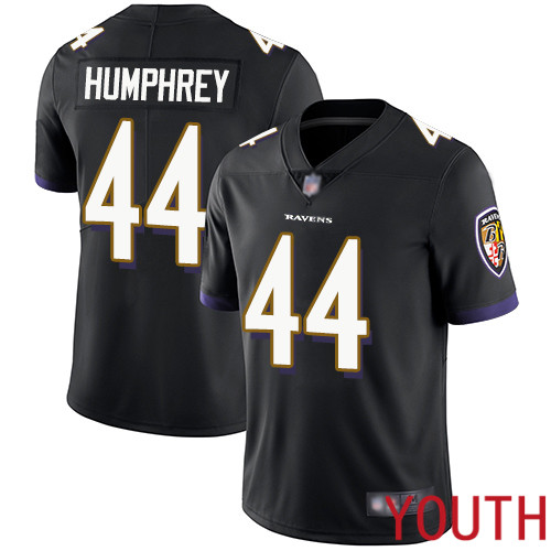 Baltimore Ravens Limited Black Youth Marlon Humphrey Alternate Jersey NFL Football #44 Vapor Untouchable->youth nfl jersey->Youth Jersey